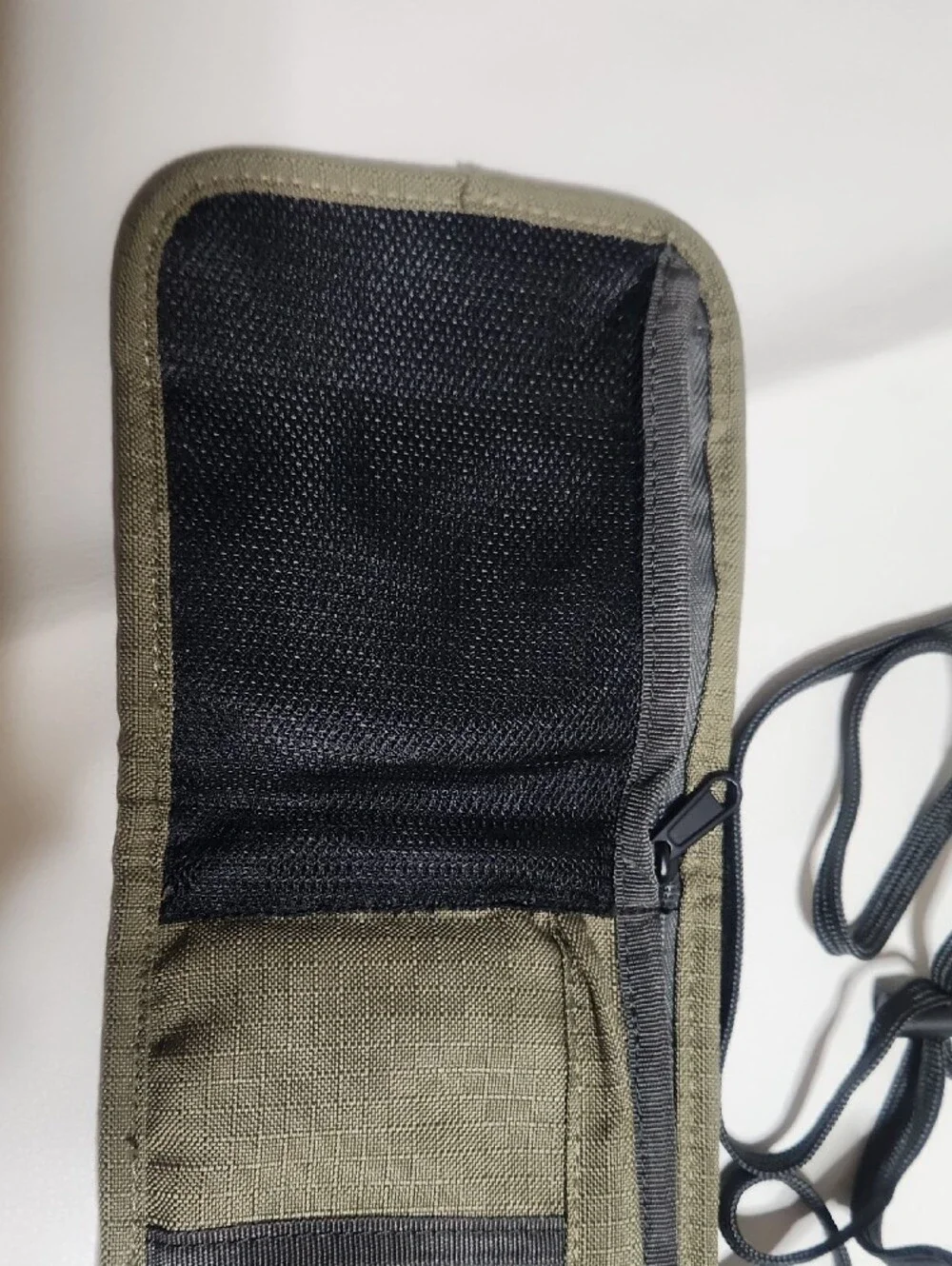 Olive Green Natural Habitat Adventures Neck Wallet